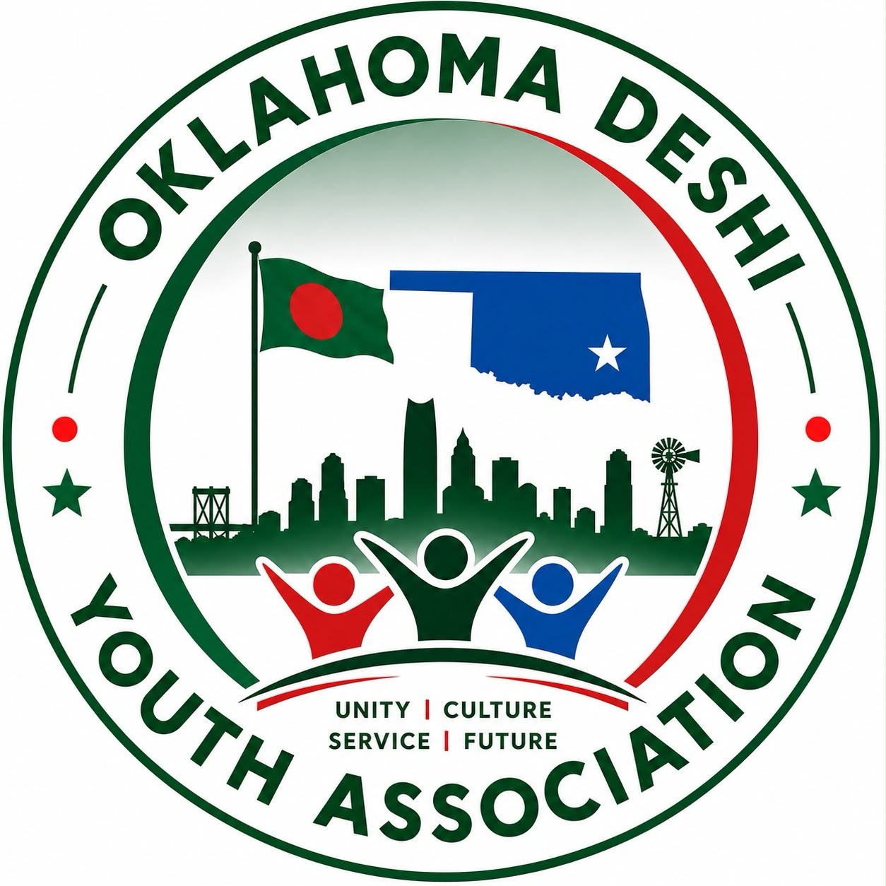 Oklahoma Deshi Youth Association crest